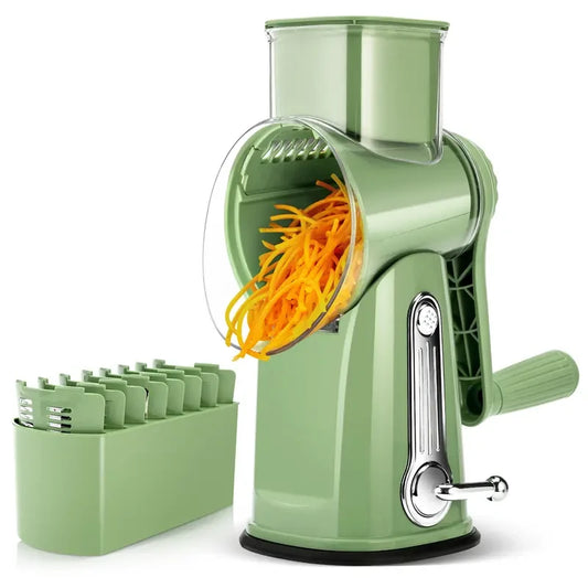 Rotary Cheese Grater with 5 Blades